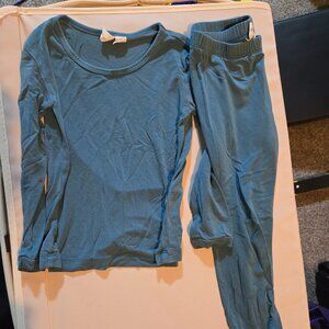 Kyte baby teal pants/long sleeve pjs